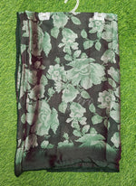 Load image into Gallery viewer, Beautiful Floral Printed Satin Chiffon Saree