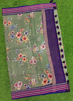 Load image into Gallery viewer, Beautiful Floral Digital Prints on Pure Kota Saree