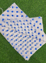 Load image into Gallery viewer, Latest Printed Georgette Saree in Polka Dots Design