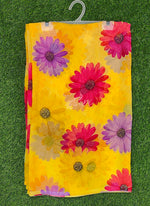 Load image into Gallery viewer, Latest Printed Georgette Saree in Floral Design