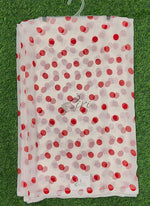 Load image into Gallery viewer, Latest Printed Georgette Saree in Polka Dots Design