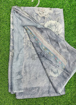 Load image into Gallery viewer, Latest Digital Print Satin Chiffon Saree