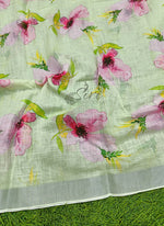 Load image into Gallery viewer, Lovely Digital Floral Print Linen Dupatta