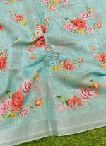 Load image into Gallery viewer, Lovely Digital Floral Print Linen Dupatta