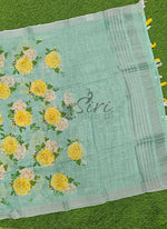 Load image into Gallery viewer, Lovely Digital Floral Print Linen Dupatta
