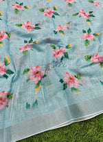 Load image into Gallery viewer, Lovely Digital Floral Print Linen Dupatta