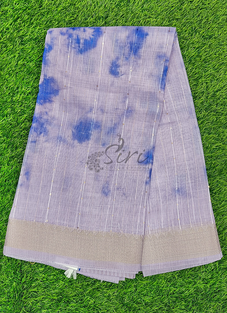 Lovely Digital Shibori Linen Dupatta