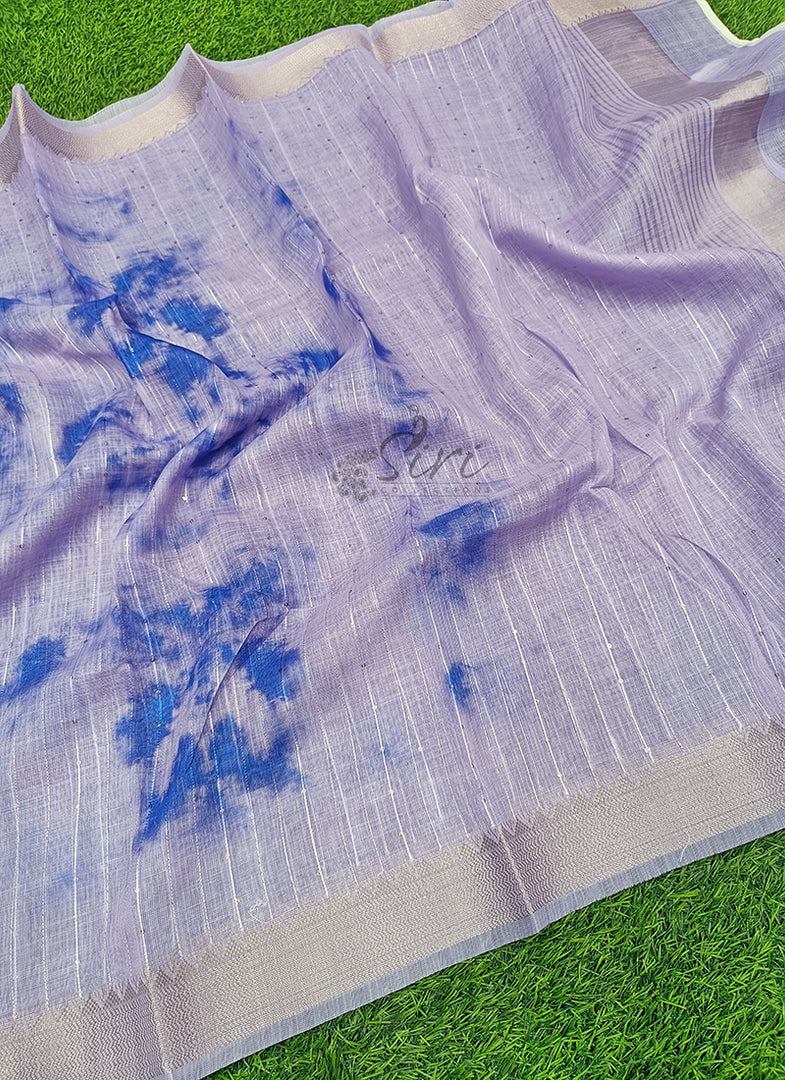 Lovely Digital Shibori Linen Dupatta
