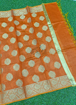 Load image into Gallery viewer, Beautiful Soft Banarasi Chanderi Dupatta