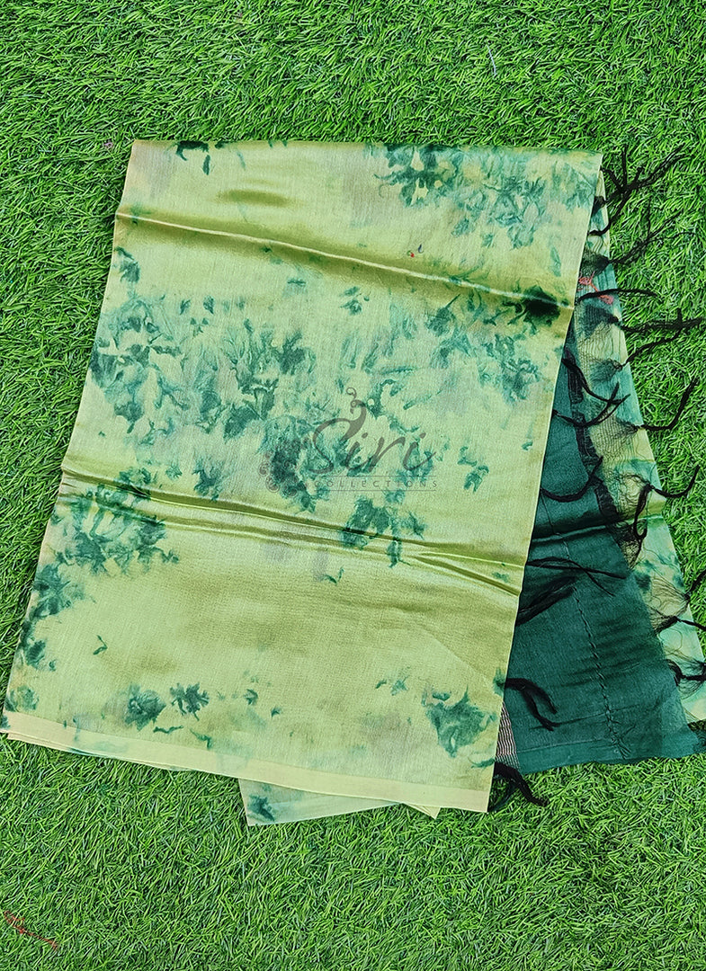 Lovely Shibori Design Soft Chanderi Dupatta