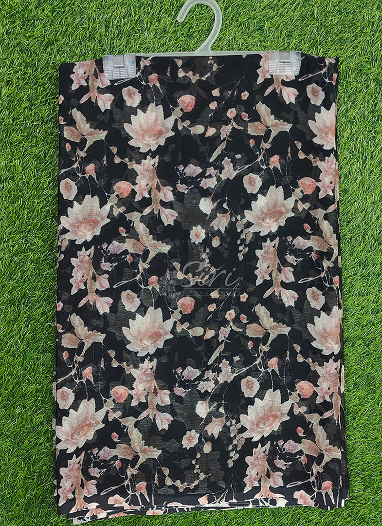 Beautiful Digital Print Soft Siri Chiffon Saree