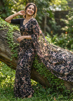 Load image into Gallery viewer, Beautiful Digital Print Soft Siri Chiffon Saree