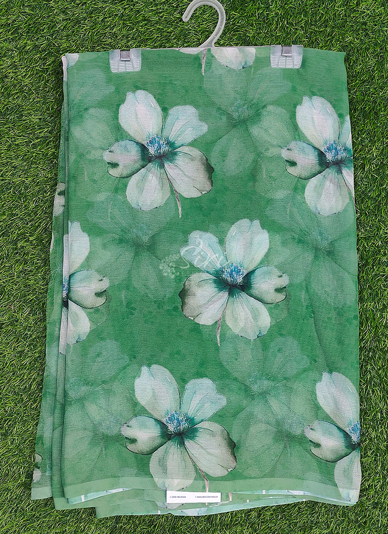 Siri Collections Digital Print Chiffon Saree