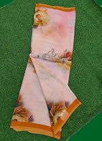 Load image into Gallery viewer, Beautiful Digital Print Soft Siri Chiffon Saree with Blouse