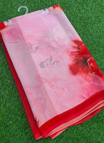 Load image into Gallery viewer, Beautiful Digital Print Soft Siri Chiffon Saree with Blouse
