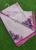 Load image into Gallery viewer, Beautiful Digital Print Soft Siri Chiffon Saree with Blouse