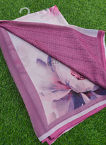 Load image into Gallery viewer, Beautiful Digital Print Soft Siri Chiffon Saree with Blouse