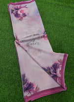 Load image into Gallery viewer, Beautiful Digital Print Soft Siri Chiffon Saree with Blouse