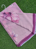 Load image into Gallery viewer, Beautiful Digital Print Soft Siri Chiffon Saree with Blouse