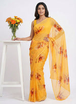 Load image into Gallery viewer, Beautiful Digital Print Premium Soft Siri Chiffon Saree