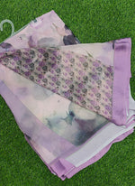 Load image into Gallery viewer, Beautiful Digital Print Soft Siri Chiffon Saree with Blouse