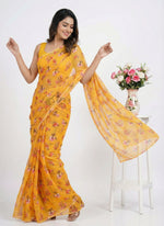 Load image into Gallery viewer, Beautiful Digital Print Premium Soft Siri Chiffon Saree