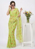 Load image into Gallery viewer, Beautiful Digital Print Premium Soft Siri Chiffon Saree