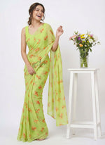 Load image into Gallery viewer, Beautiful Digital Print Premium Soft Siri Chiffon Saree