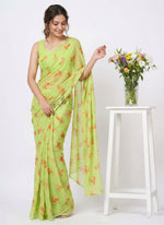 Load image into Gallery viewer, Beautiful Digital Print Premium Soft Siri Chiffon Saree