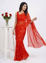 Load image into Gallery viewer, Beautiful Digital Print Premium Soft Siri Chiffon Saree