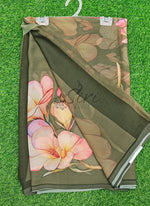Load image into Gallery viewer, Beautiful Digital Print Soft Siri Chiffon Saree with Blouse