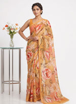 Load image into Gallery viewer, Beautiful Digital Print Soft Siri Chiffon Saree with Blouse