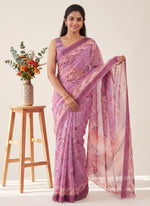 Load image into Gallery viewer, Siri Collections Digital Print Soft Siri Chiffon Saree with Blouse