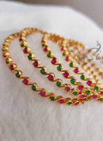 Load image into Gallery viewer, Lovely Set of Four Bangles in Multi Stones