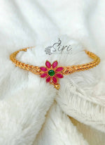 Load image into Gallery viewer, Designer Bangle Kada in Kemp Stone