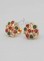 Load image into Gallery viewer, Multi Stone Traditional Studs Earrings