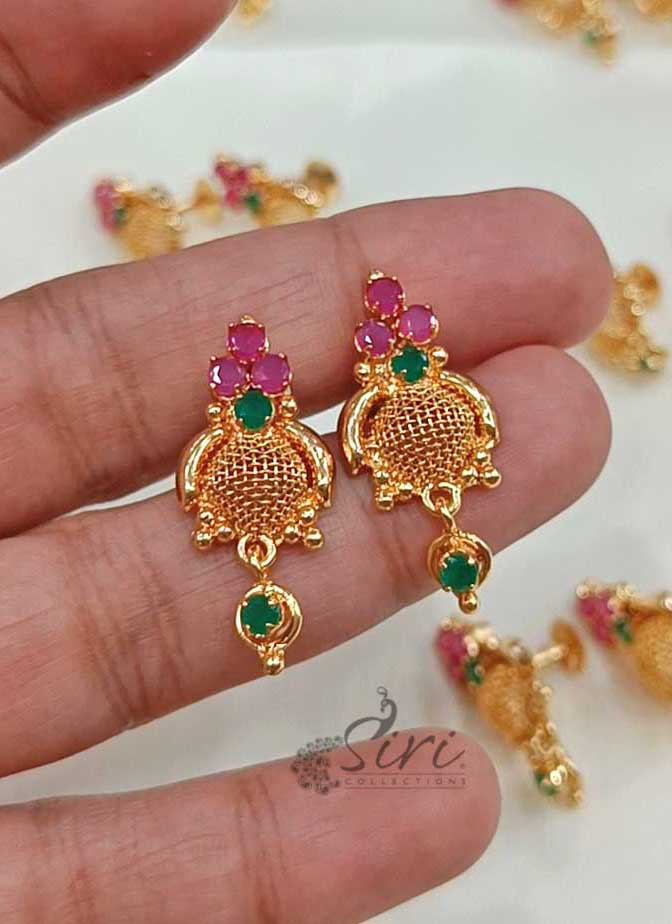 Micro Polish Gold Plated Earrings