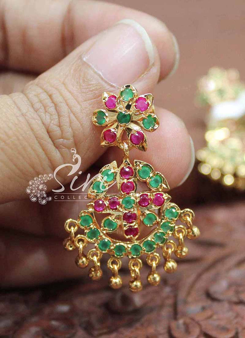 Beautiful Multi Colour Stone Earrings