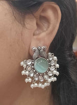 Load image into Gallery viewer, Beautiful Peacock Design Earrings