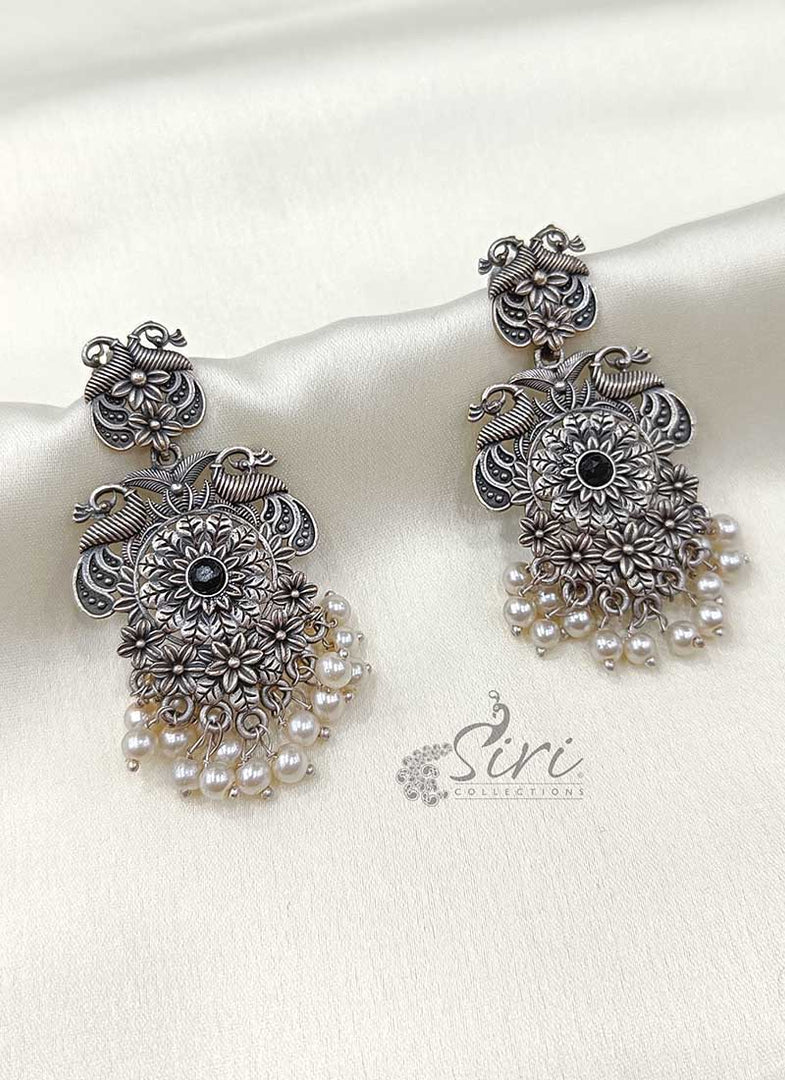 Beautiful Oxidised Metal Earrings