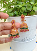 Load image into Gallery viewer, Beautiful Gold Polish Buttalu Jhumkas