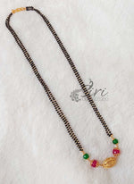 Load image into Gallery viewer, Mangalsutra in Gold Plated and Multi Colour Beads
