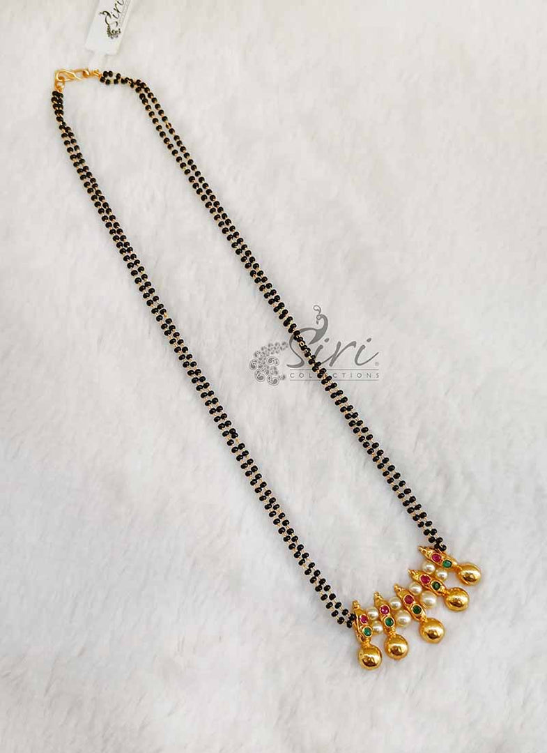 Designer Black Beads Mangalsutra