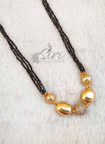 Load image into Gallery viewer, Lovely Black Spinels Chain Mangalsutra