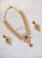 Load image into Gallery viewer, Beautiful AD Stone Designer Necklace Set