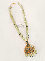 Load image into Gallery viewer, Beautiful Beads Necklace Chain in Black Stone Pendant