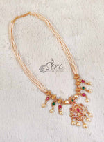 Load image into Gallery viewer, Trendy Offwhite Pearl Beads Chain in Designer Pendant