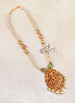 Load image into Gallery viewer, Beautiful Beads Chain Necklace in Lakshmi Pendant