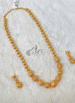 Load image into Gallery viewer, Designer Gold Plated Maala with Earrings