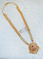 Load image into Gallery viewer, Beautiful Necklace Haaram in Multi Colour Stone Pendant